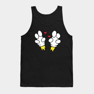 Dope hands grabbing action cartoon illustration Tank Top